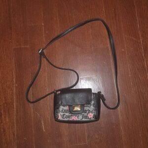 Juicy Couture Black and Pink Crossbody Bag